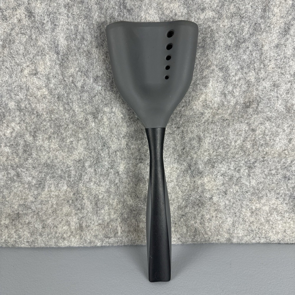 PAMPERED CHEF Mix N Chop Silicone Spatula Strainer Ground Beef Turkey Sausage